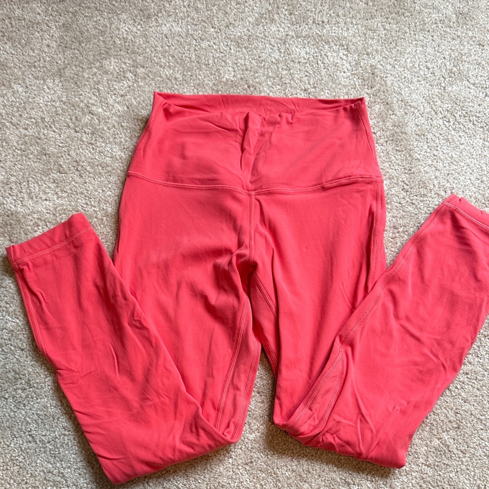 Lululemon Athletica Coral Leggings